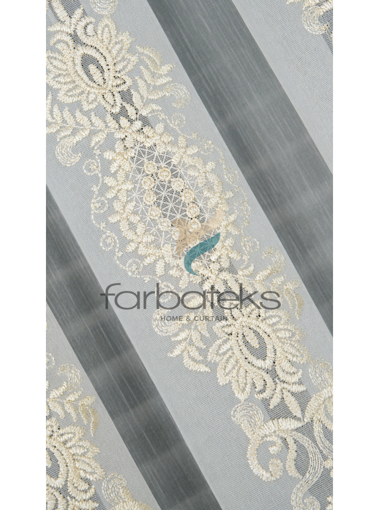 Brillant Şehrazat Altın Gold Motif İşlemeli Ütü İstemez Salon Tül Perde Brillant Şehrazat Altın Gold Motif İşlemeli Ütü İstemez Salon Tül Perde